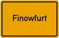 Finowfurt ortseingangsschild